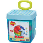 Constructor portativ in cutie albastra 40 buc Ecoiffier