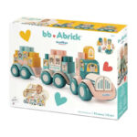 Trenulet didactic cu activitati si cuburi Ecoiffier