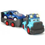 Trailer Happy cu remorca 60cm sun/lum Dickie Toys