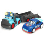 Trailer Happy cu remorca 60cm sun/lum Dickie Toys - imagine 2