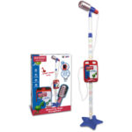 Karaoke pentru copii cu 1 microfon si lumina Showtime stage microphone BONTEMPI