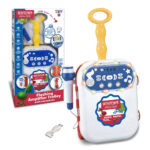 Karaoke pentru copii cu 1 microfon si lumina BONTEMPI