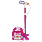 Karaoke pentru copii cu 1 microfon si lumina Electronic Boom Box BONTEMPI - imagine 2