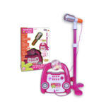 Karaoke pentru copii cu 1 microfon si lumina Electronic Boom Box BONTEMPI