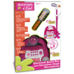 Karaoke pentru copii cu 1 microfon si lumina Electronic Boom Box BONTEMPI - imagine 3
