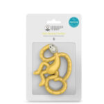 Jucarie dentite mini - Maimuta (galben) Matchstick Monkey