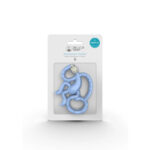 Jucarie dentite mini - Maimuta (albastru) Matchstick Monkey