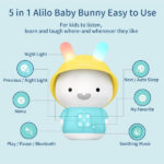 Jucarie - Iepuras interactiv cu povesti si cantece, roz, RO/EN Alilo Baby Bunny — изображение 4