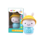 Jucarie - Iepuras interactiv cu povesti si cantece, albastru, RO/EN Alilo Baby Bunny