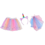 Set de imbracaminte Unicorn, 3 buc JOHNTOY - imagine 2