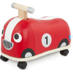 Tolocar din lemn masina rosu Battat
