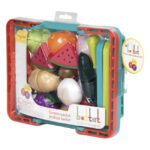 Set de joaca Cos legume cu fructe pe lipici Battat