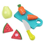 Set de joaca Cos legume cu fructe pe lipici Battat — изображение 3