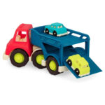 Jucarie Autotransportor cu 2 masini S2 Battat - imagine 4