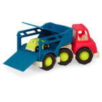 Jucarie Autotransportor cu 2 masini S2 Battat - imagine 5