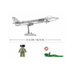 Set de constructie Avion invizibil Stealth J20SS scara 1:44, 953 elem. SLUBAN — изображение 4