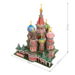 3D PUZZLE St. Basil's Cathedral CUBICFUN — изображение 3
