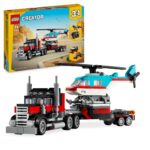 Camioneta-platforma cu elicopter Creator 3-in-1 LEGO 31146