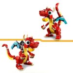 Dragon rosu Creator 3-in-1 LEGO 31145 - imagine 3