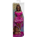 Papusa Barbie Fashionista Bruneta in rochie fucsie MATTEL — изображение 5