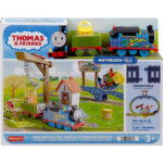 Set joc Thomas  and  Friends tren motorizat Livrare vopsea cu baterie Mattel — изображение 5
