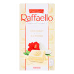 Ciocolata alba cu nuca de cocos si migdale 90 g Raffaello