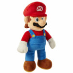Jucarie de plus, Mario, 20 cm Nintendo Super Mario JAKKS - imagine 3