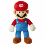 Jucarie de plus, Mario, 20 cm Nintendo Super Mario JAKKS - imagine 2
