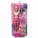 Papusa Barbie blonda cu costum de baie si accesorii MATTEL - imagine 6