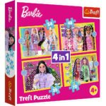 Puzzle 4in1 Barbie,Trefl