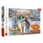 Puzzle Weekend la Paris 2000 piese,Trefl