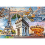Puzzle Weekend la Paris 2000 piese,Trefl - imagine 2