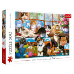 Puzzle Familia pisicilor, 500 piese Trefl