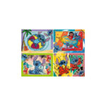 Puzzle Disney Stitch 4 In A Box RAVENSBURGER - imagine 2