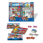 Set 3 puzzle-uri + joc memorie Paw Patrol, 25/36/49 piese RAVENSBURGER - imagine 2