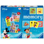Set 3 puzzle-uri + joc memorie Personaje Disney, 25/36/49 piese RAVENSBURGER