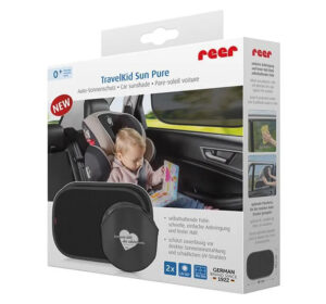 Set 2 parasolare auto cu lipire fara ventuze TravelKid Sun Pure Reer — изображение 5