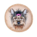 Jucarie de plus Perna Yorkshire terrier 35cm Stip