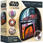 Puzzle din lemn figura Star Wars The Mandalorian 160 piese,Trefl