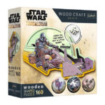 Puzzle din lemn figura Razbunatorii. Thanos pe tron 160 piese,Trefl