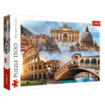 Puzzle Locuri preferate: Italia 1500 piese,Trefl