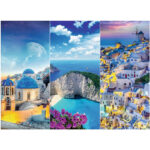 Puzzles - "3000" - Greek holidays, Trefl - imagine 2