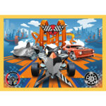Puzzle 4in1 Hot Wheels,Trefl - imagine 2
