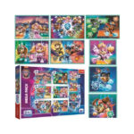 Puzzles 10in1 Echipa Cateilor 329 piese,Trefl - imagine 2