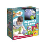 Set de joc memo + jucarie Hippo LISCIANI