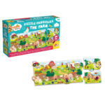 Puzzle Carotina Panorama Ferma 1-4 ani (24 buc) LISCIANI