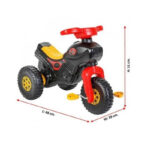 Tricicleta pentru copii 3+ Black Eagle Pilsan - imagine 3