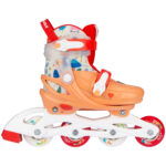 Role ajustabile orange/rosu 29-32 NIJDAM