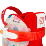 Role ajustabile orange/rosu 29-32 NIJDAM - imagine 4