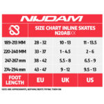 Role ajustabile orange/rosu 29-32 NIJDAM - imagine 7
